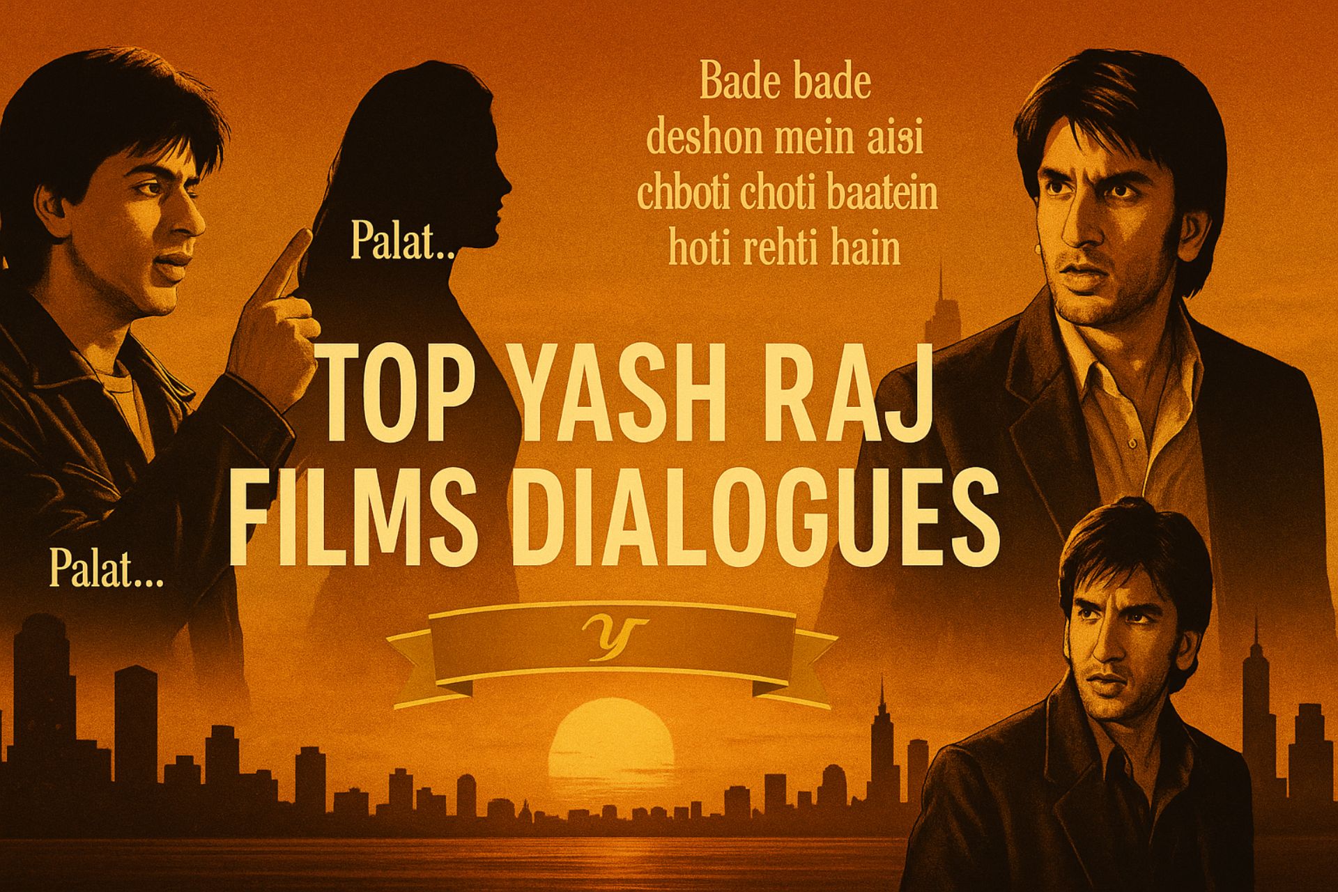 Top Yash Raj Films Popular Dialogues